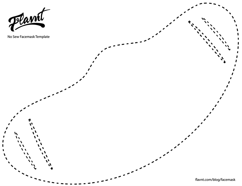 No Sew Facemask Tutorial - FLAVNT