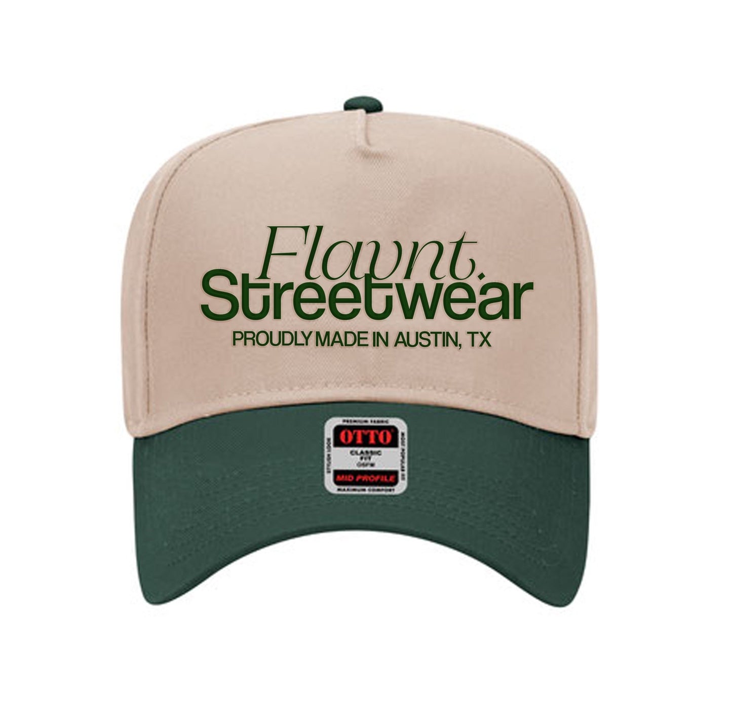 2024 Green FLAVNT Logo Hat - FLAVNT
