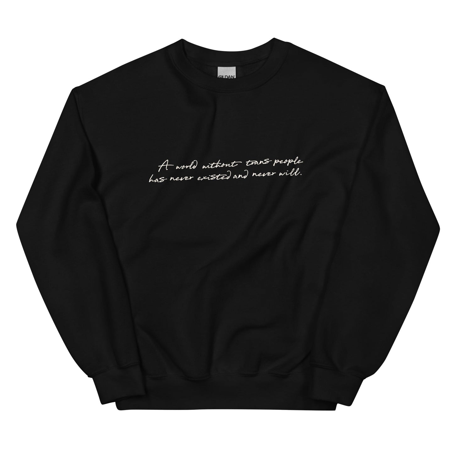 A World Without... Cursive Crewneck - FLAVNT