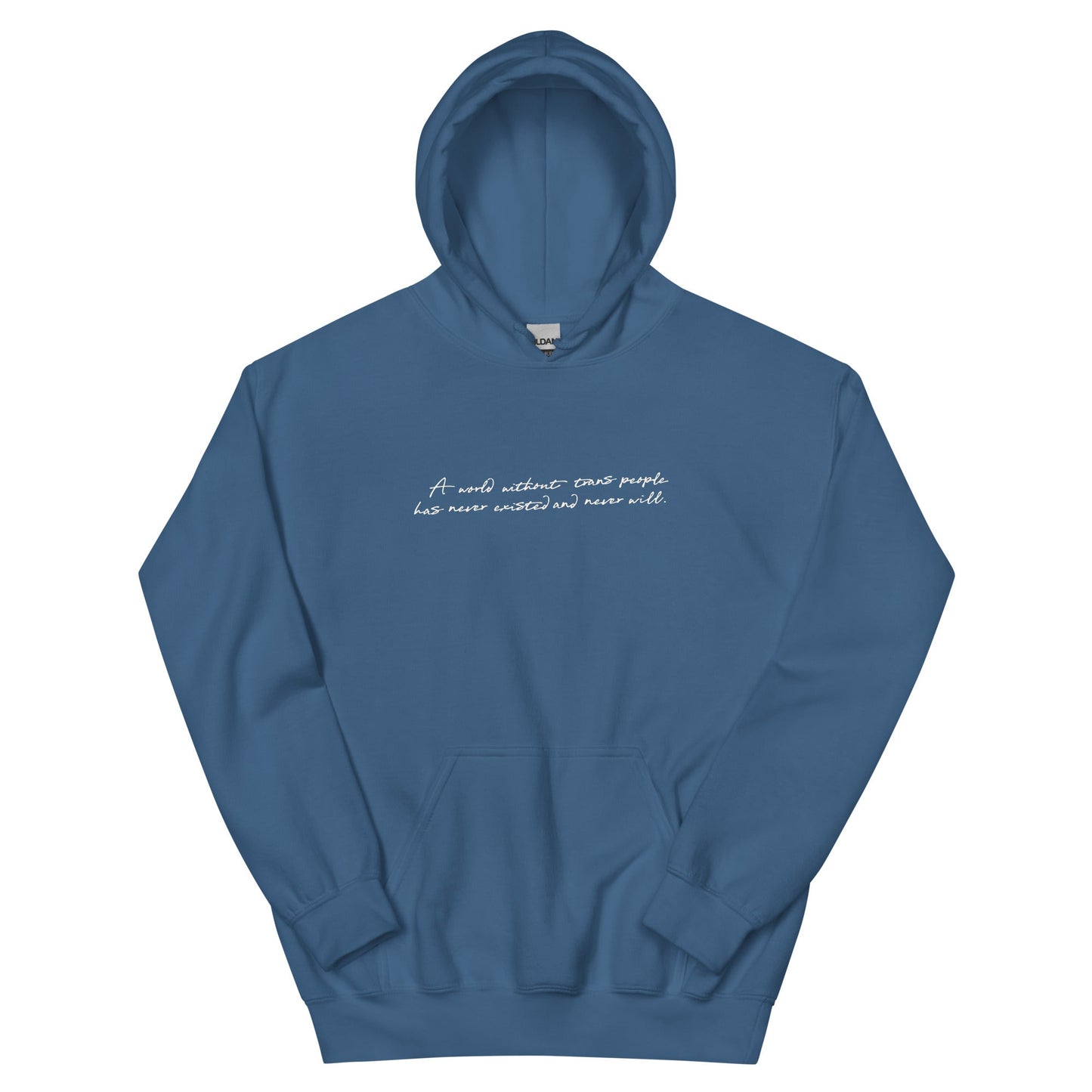 A World Without... Cursive Hoodie - FLAVNT
