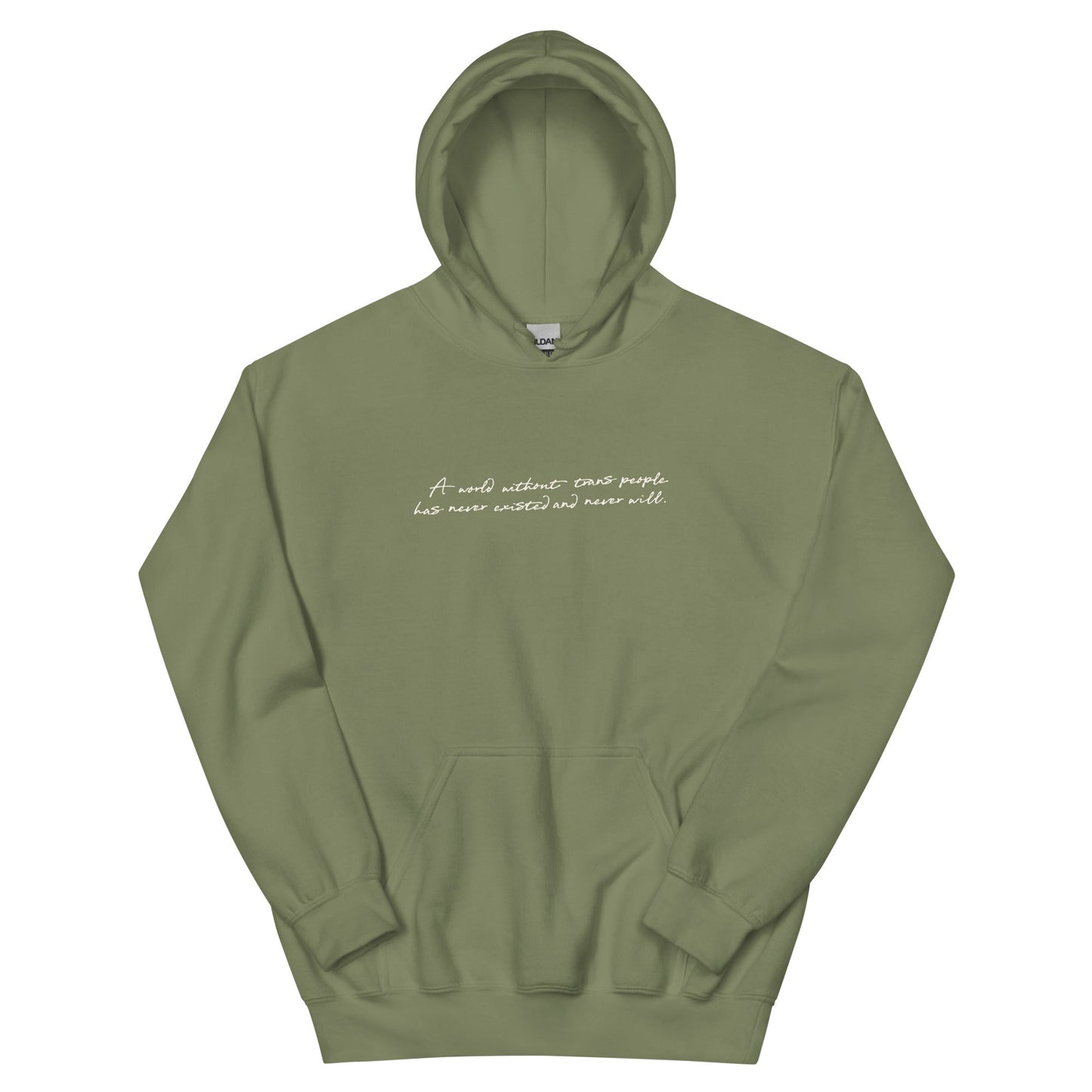 A World Without... Cursive Hoodie - FLAVNT