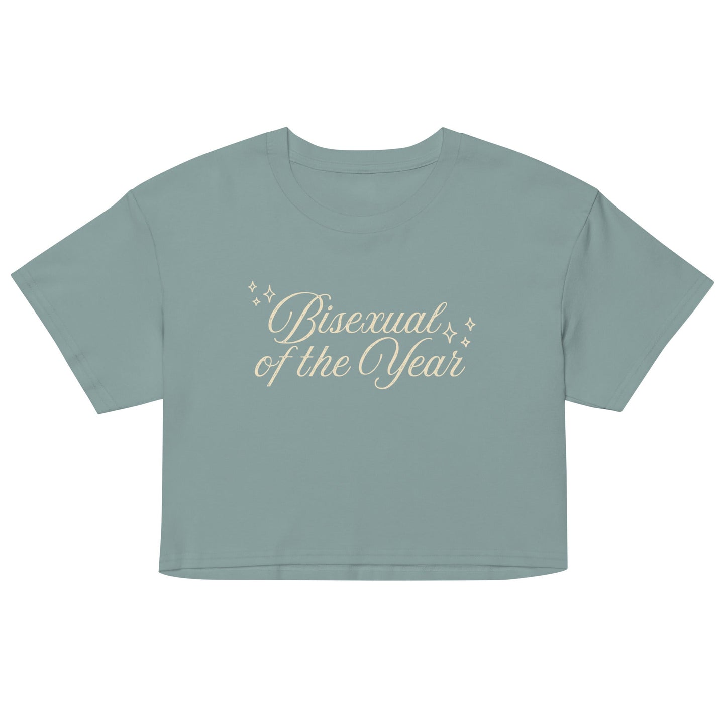 Bisexual of the Year Script crop top - FLAVNT
