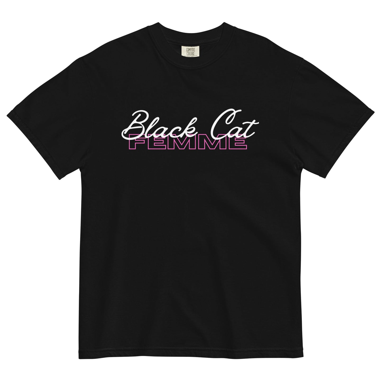 Black Cat Femme t-shirt - FLAVNT