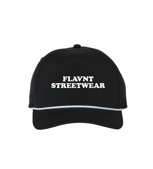 Black FLAVNT Logo Hat - FLAVNT