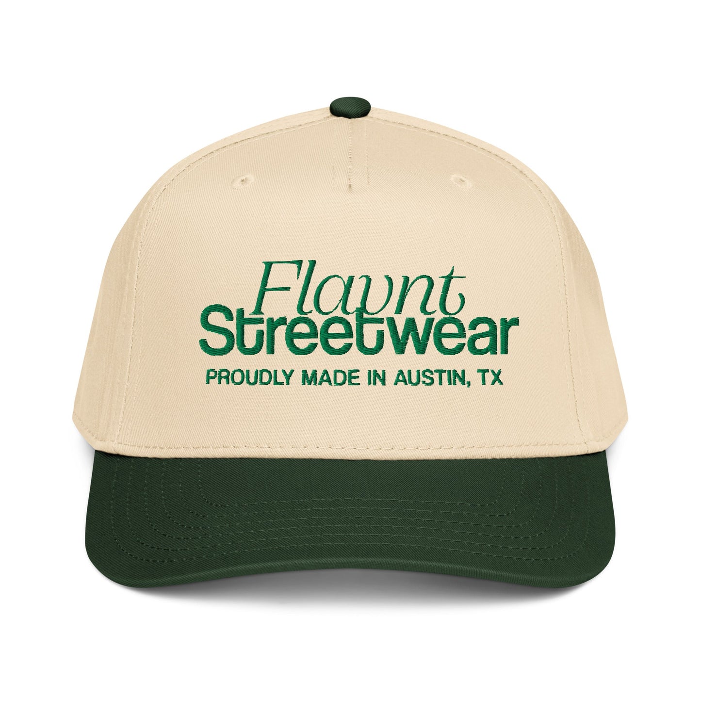 FLAVNT Streetwear 2024 Logo 5 Panel Hat - FLAVNT