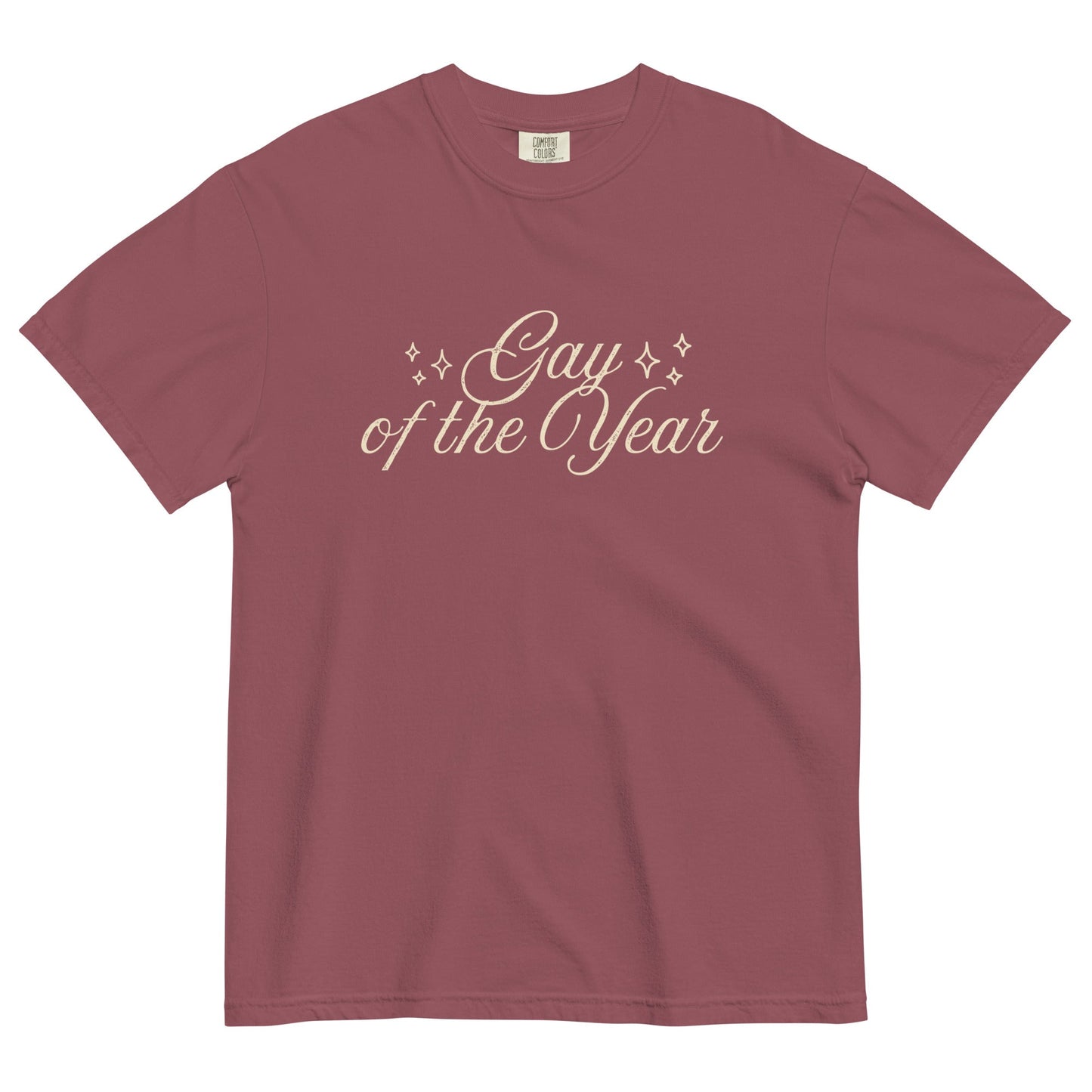 Gay of the Year Script T-shirt - FLAVNT