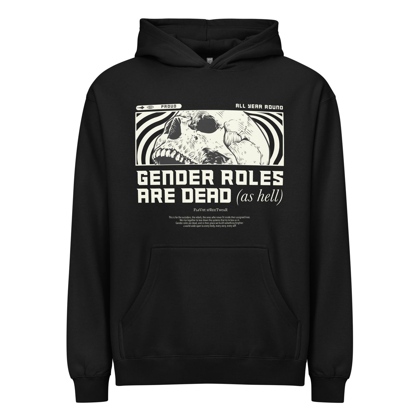 Gender Roles are Dead Boxy hoodie - FLAVNT