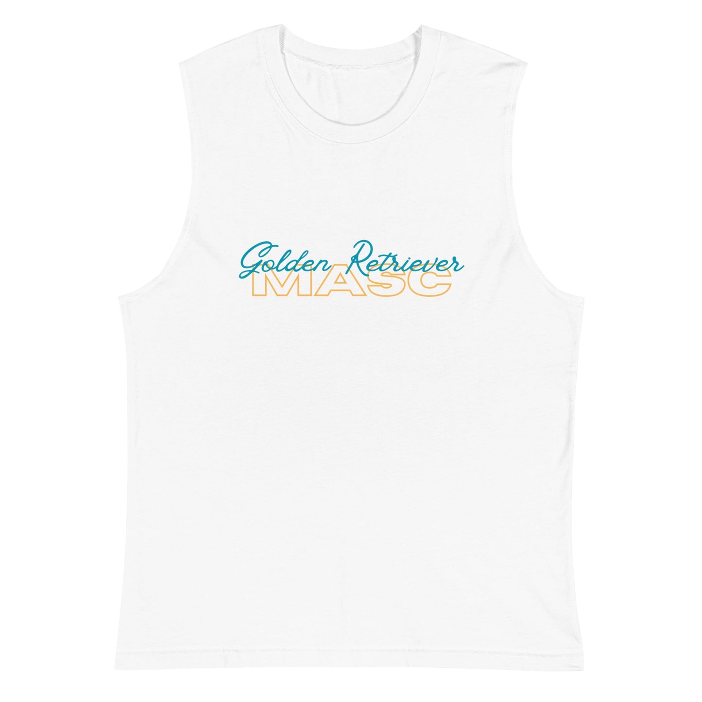 Golden Retriever Masc Muscle Shirt - FLAVNT