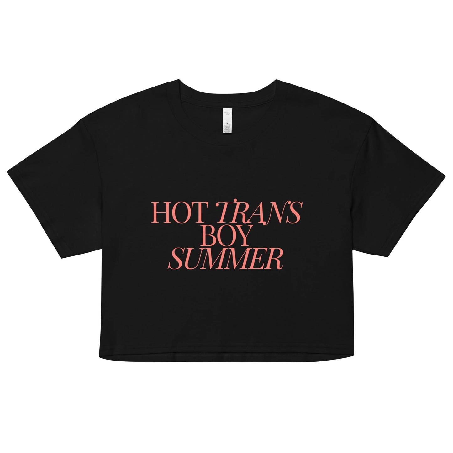 Hot Trans Boy Summer crop top - FLAVNT