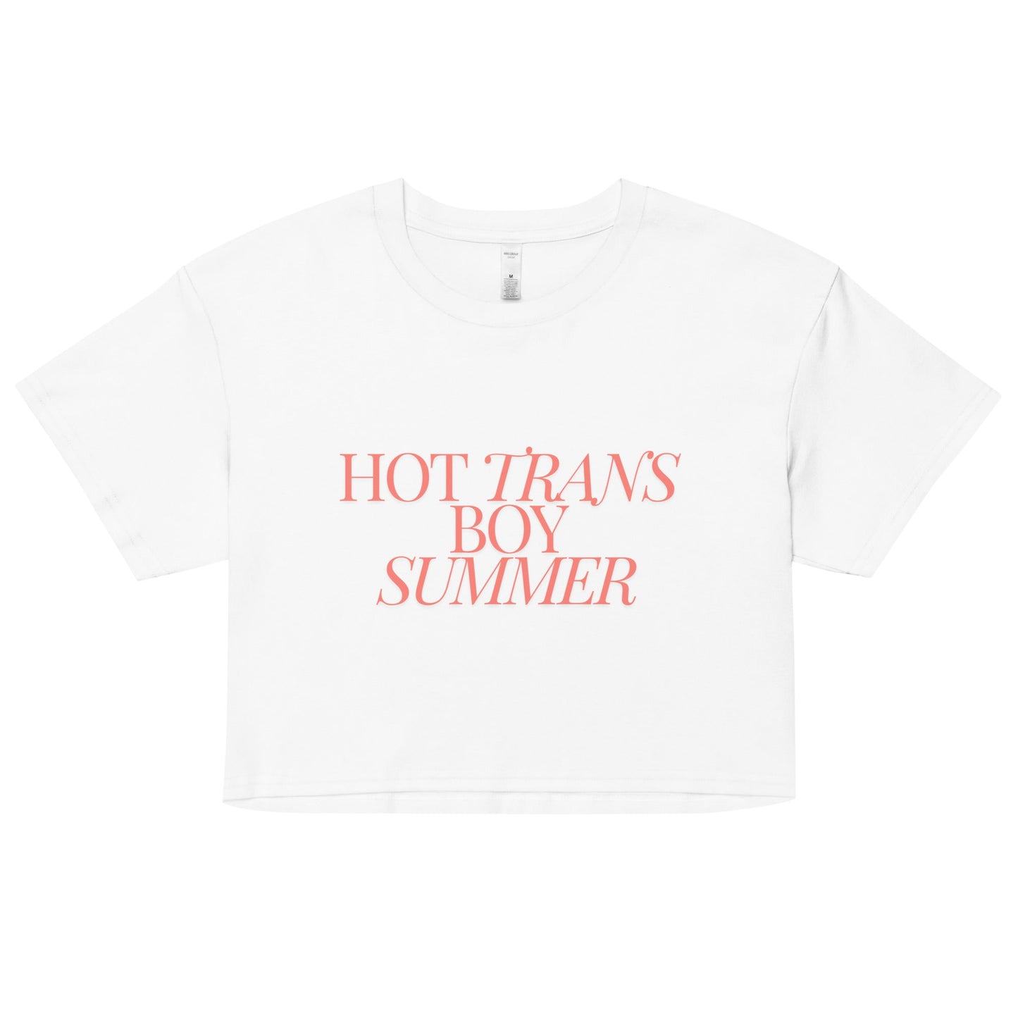 Hot Trans Boy Summer crop top - FLAVNT