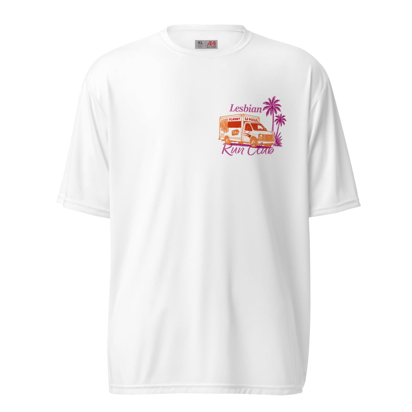 Lesbian Run Club Performance Tee - FLAVNT