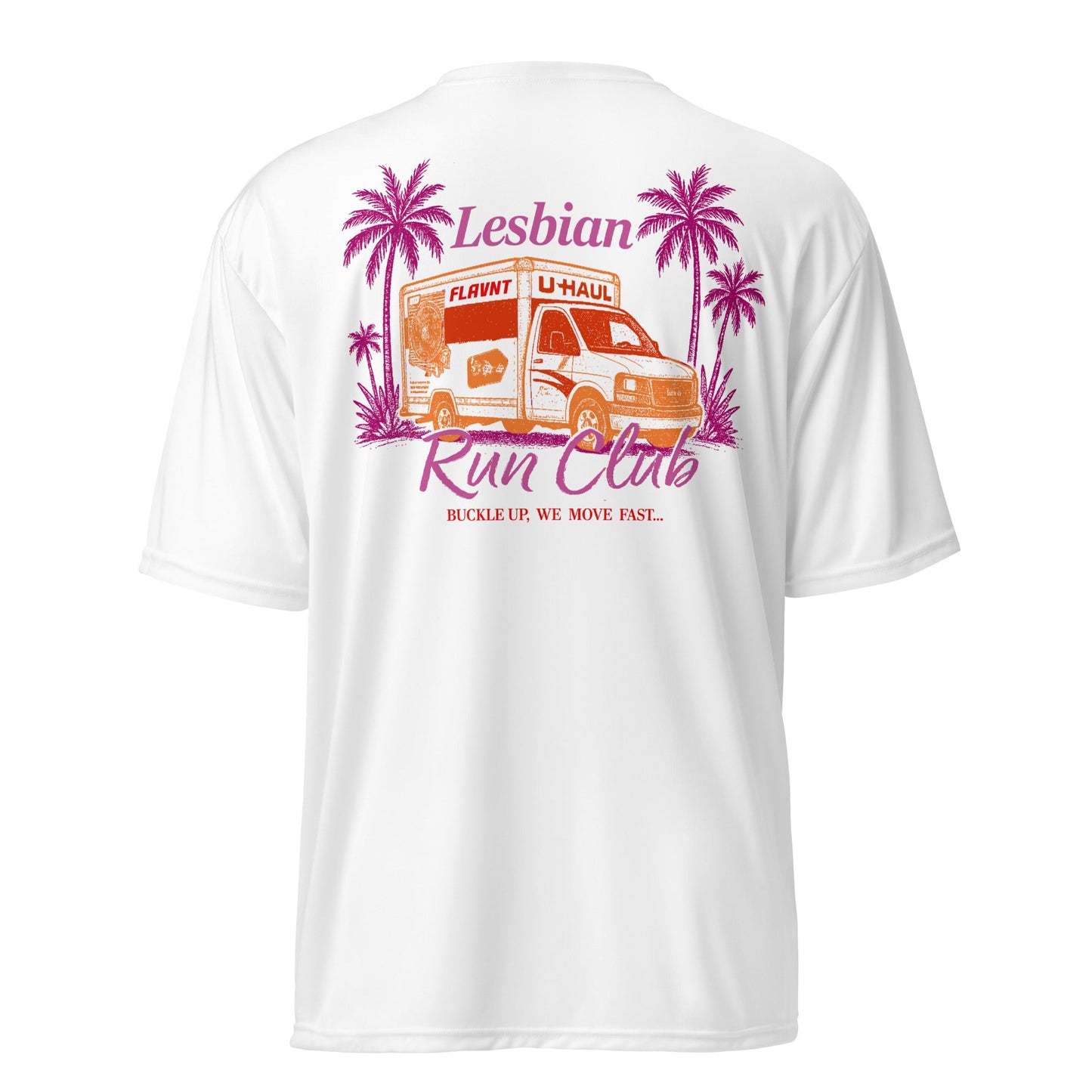 Lesbian Run Club Performance Tee - FLAVNT