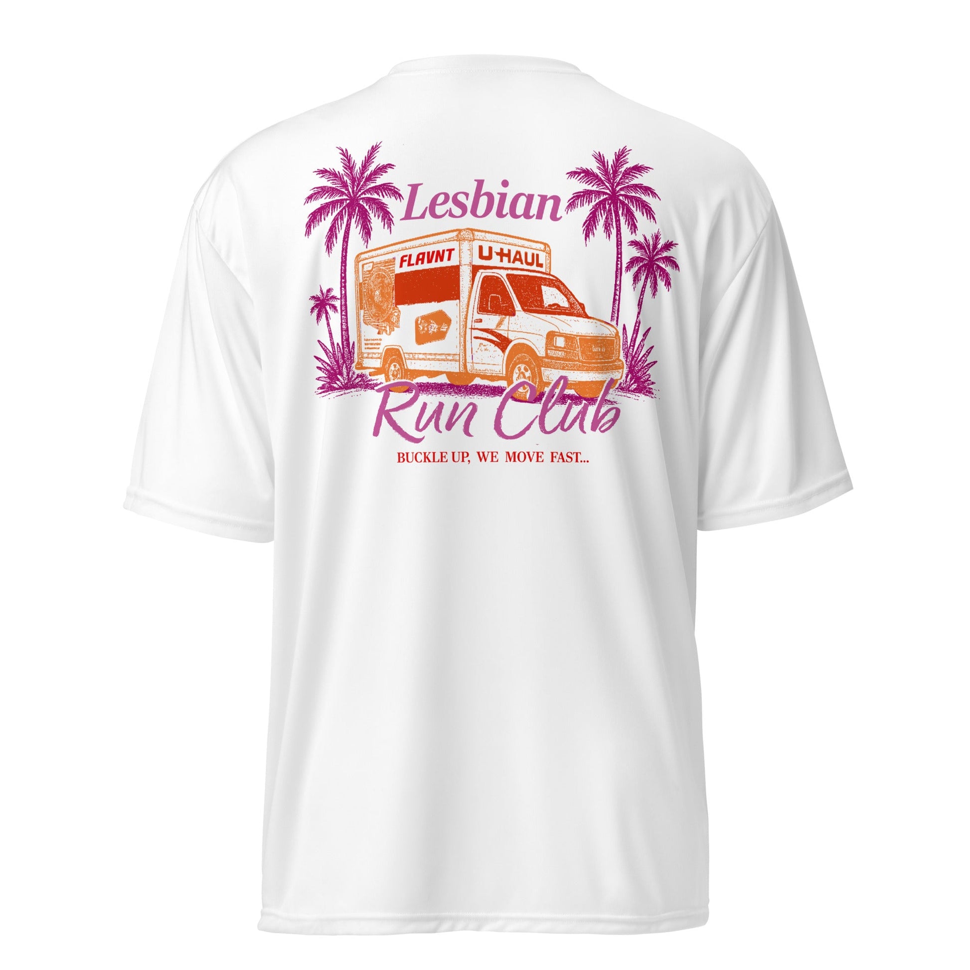 Lesbian Run Club Performance Tee - FLAVNT