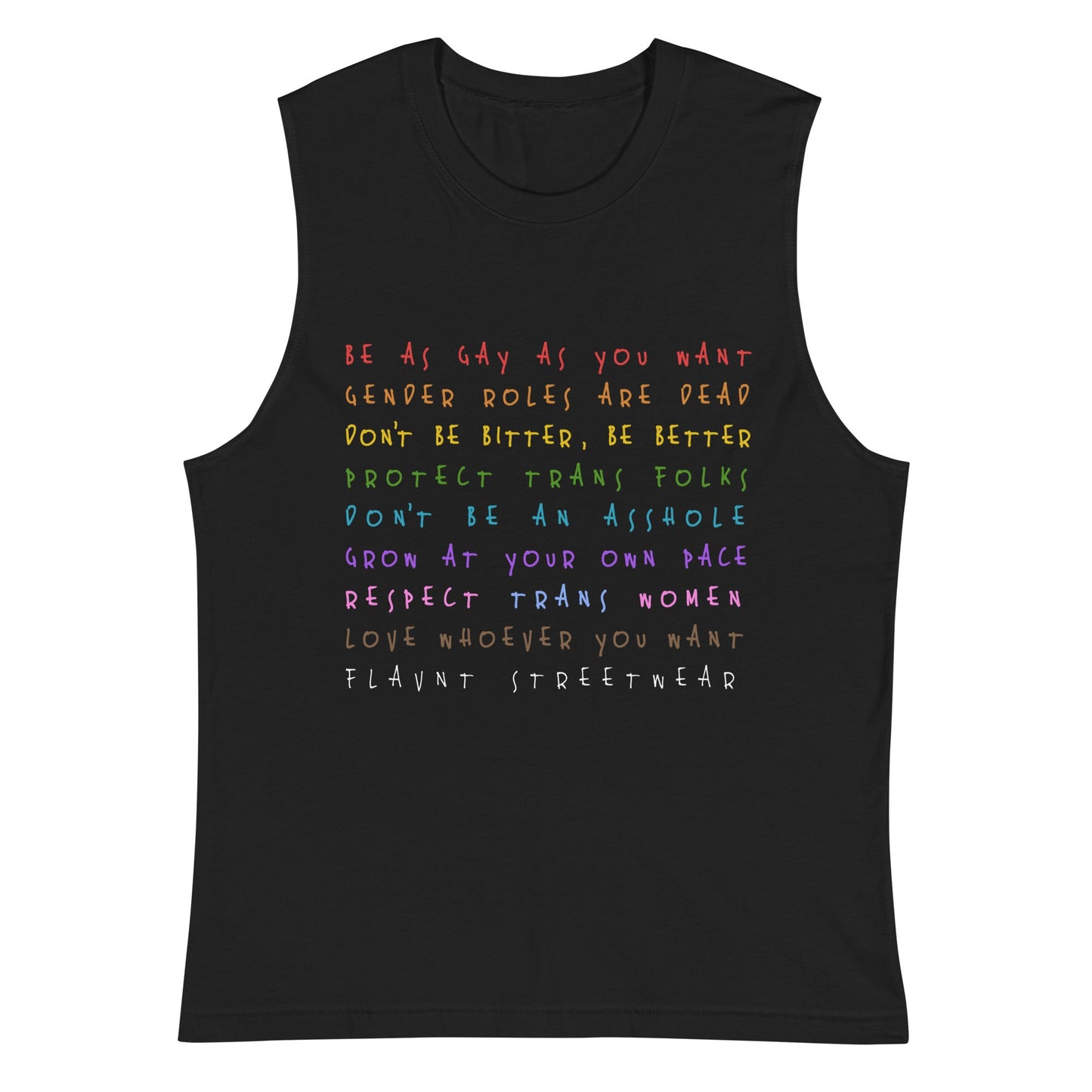 LGBT Mottos Muscle Shirt - FLAVNT