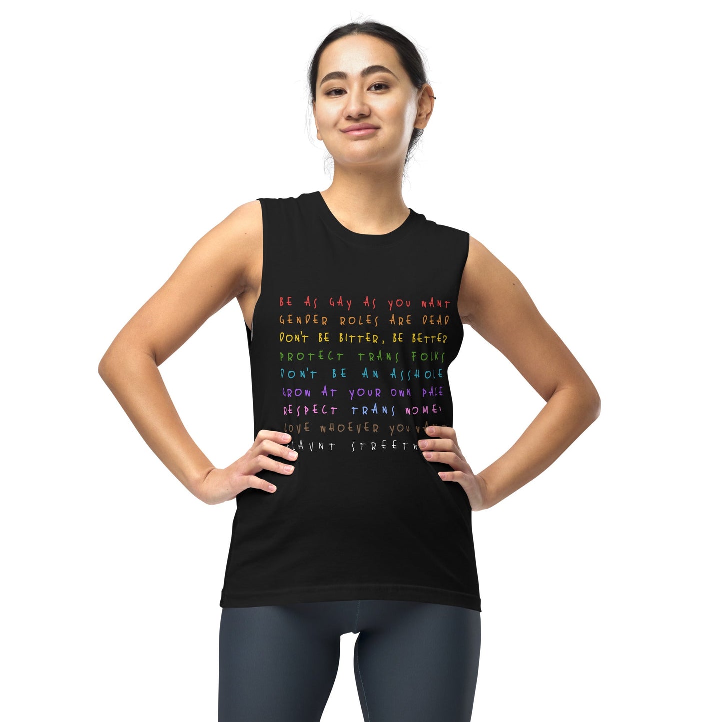 LGBT Mottos Muscle Shirt - FLAVNT