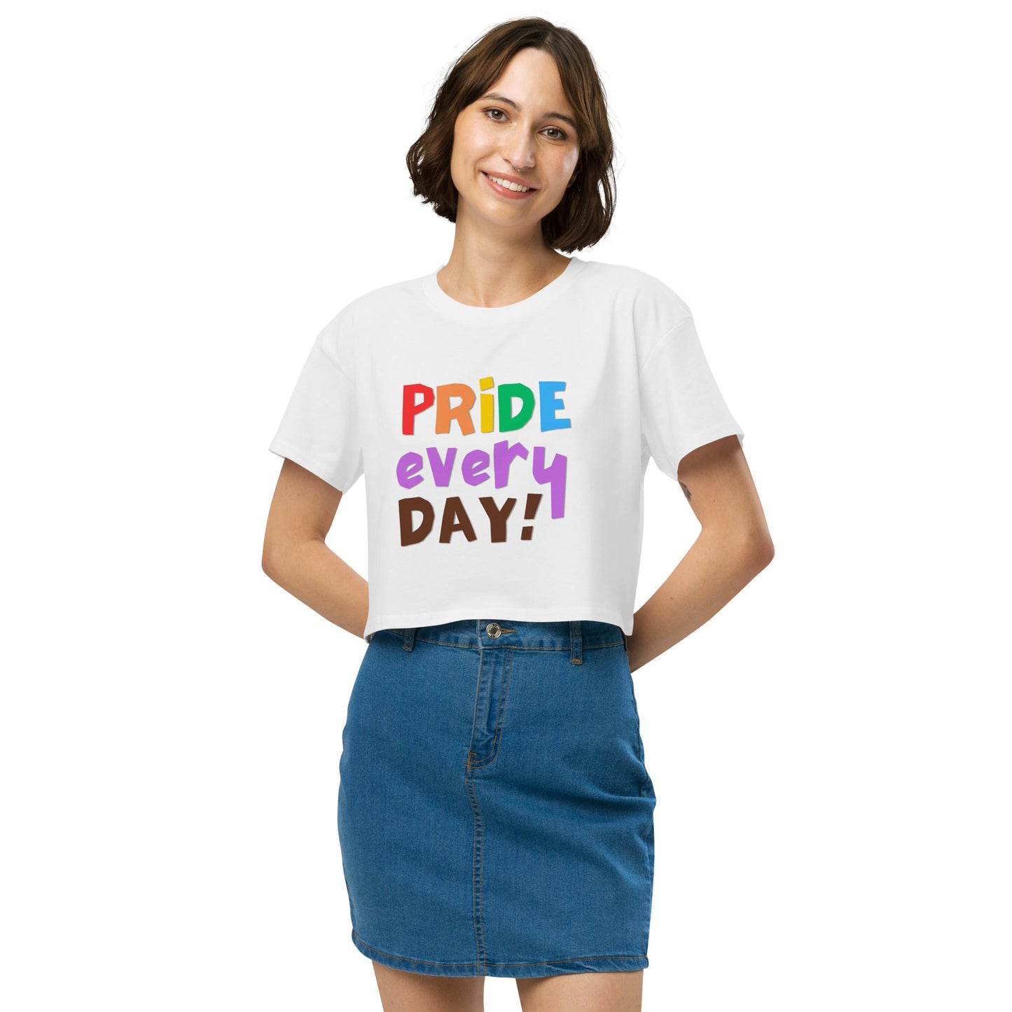 Pride Every Day crop top - FLAVNT