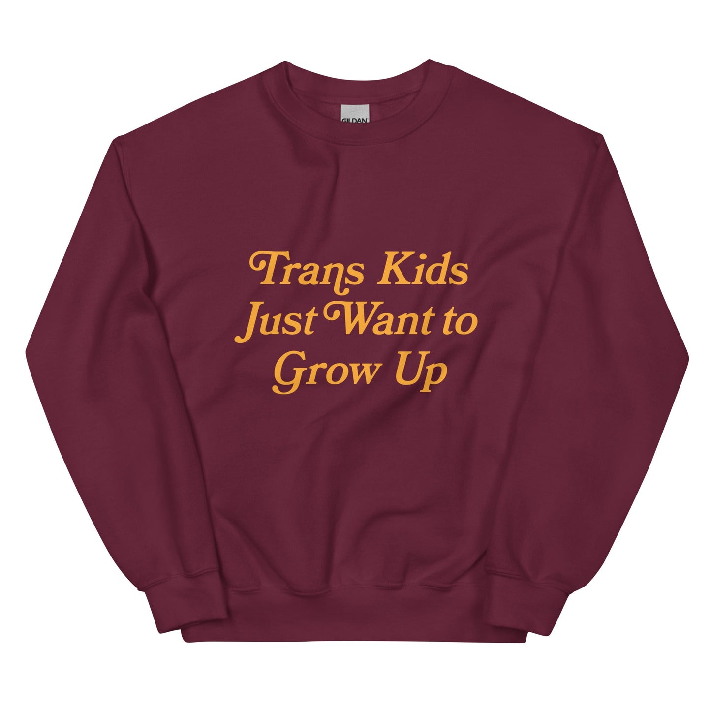 Trans Kids Just Want to Grow Up Crewneck - FLAVNT