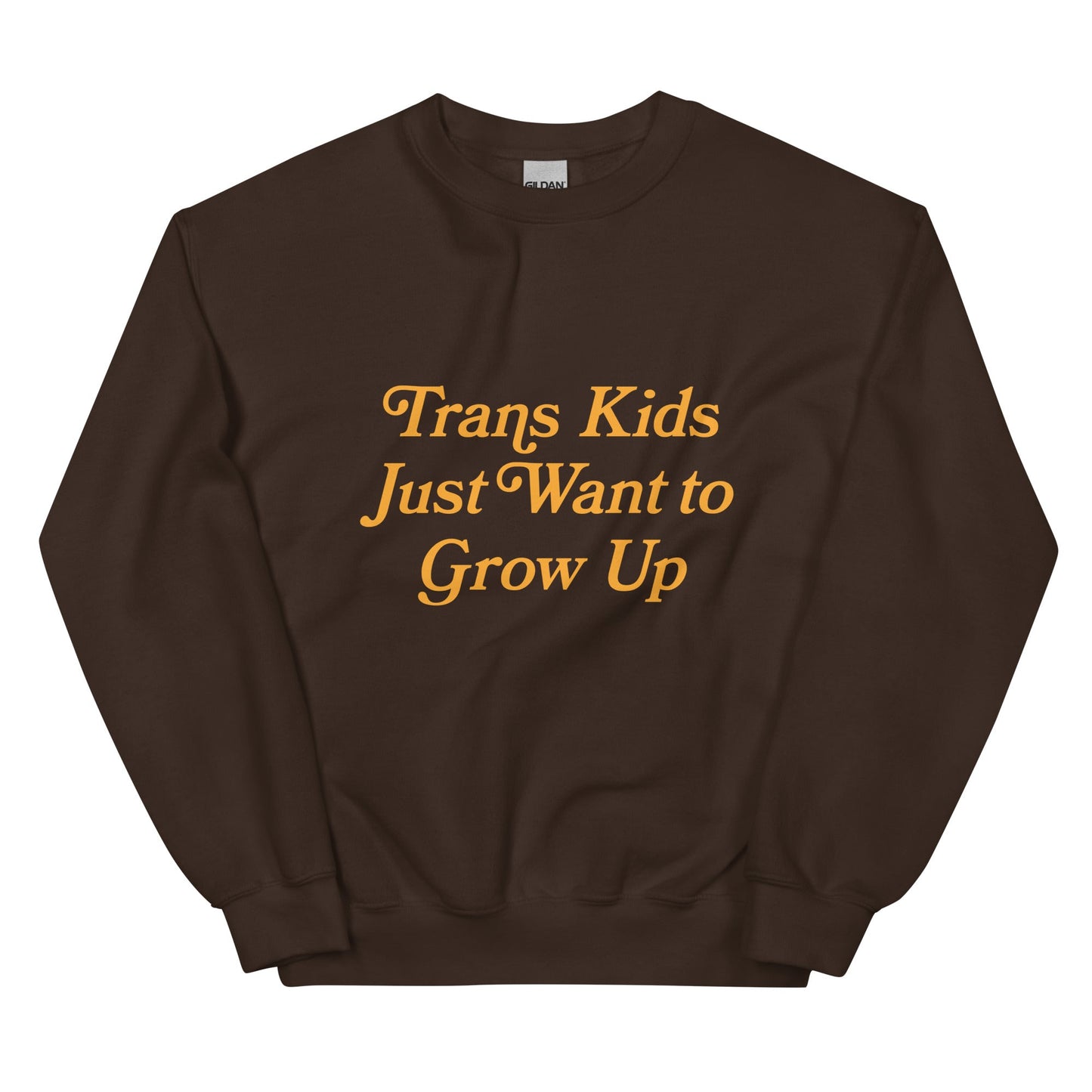 Trans Kids Just Want to Grow Up Crewneck - FLAVNT