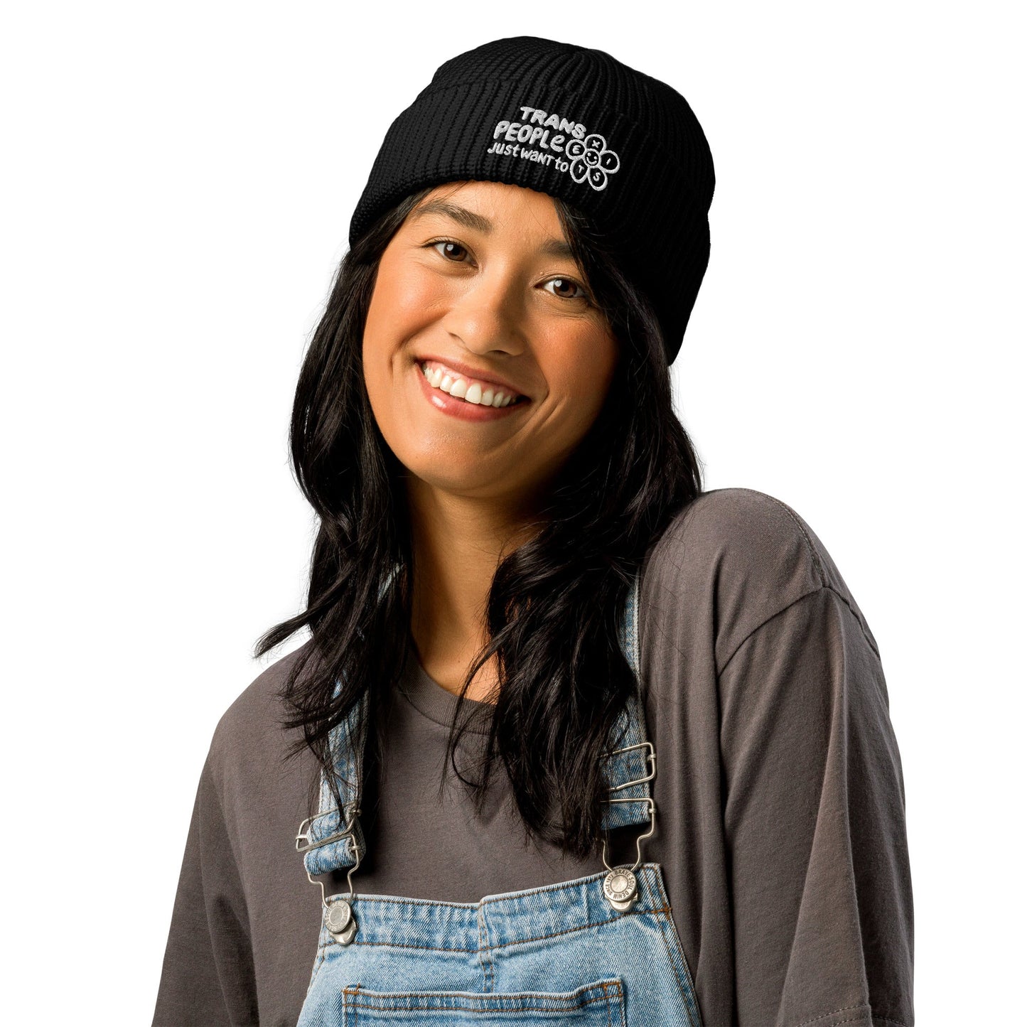 Trans People Just Want to Exist Fisherman beanie - FLAVNT