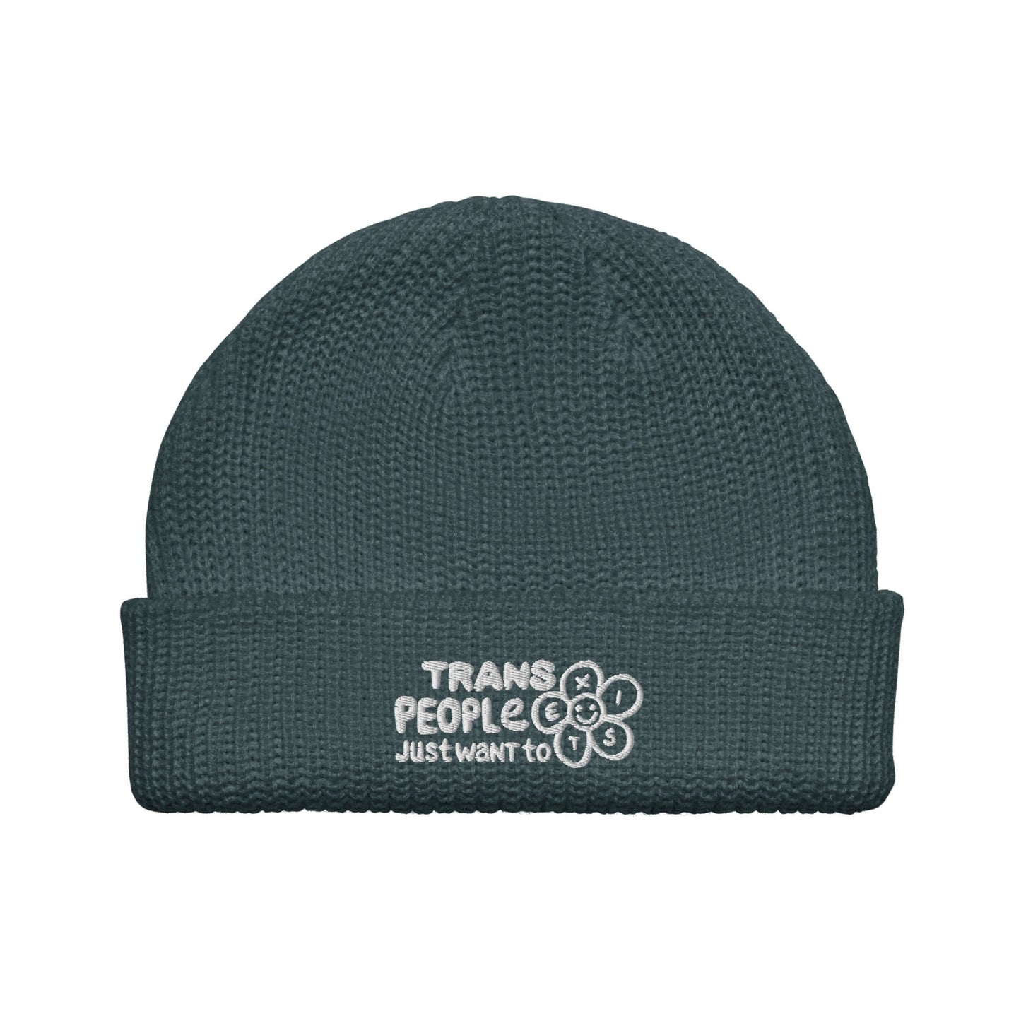 Trans People Just Want to Exist Fisherman beanie - FLAVNT