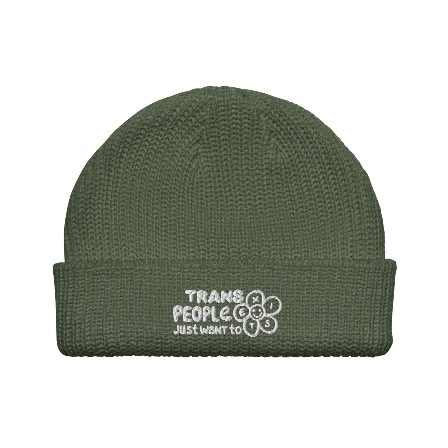 Trans People Just Want to Exist Fisherman beanie - FLAVNT