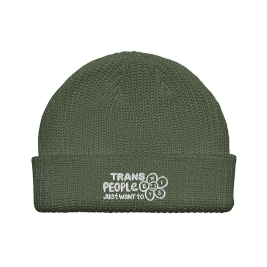 Trans People Just Want to Exist Fisherman beanie - FLAVNT