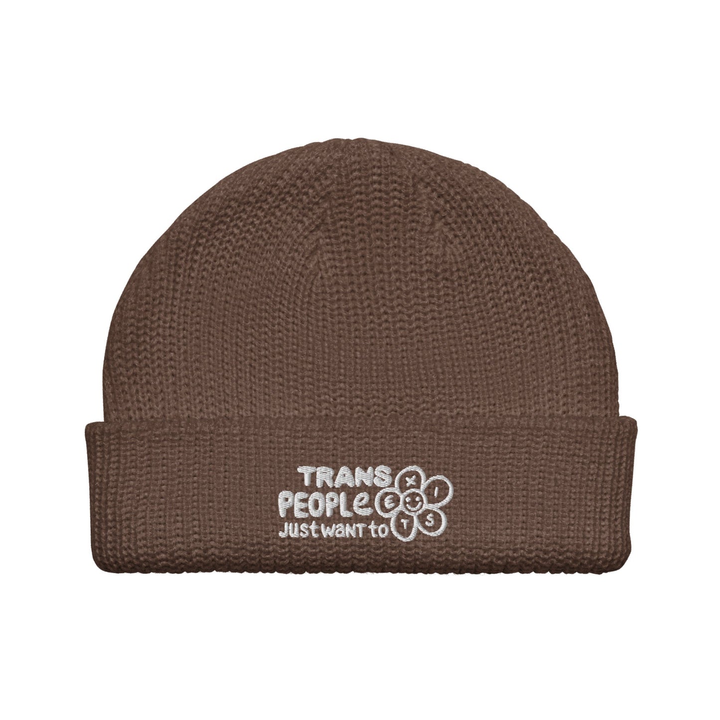 Trans People Just Want to Exist Fisherman beanie - FLAVNT