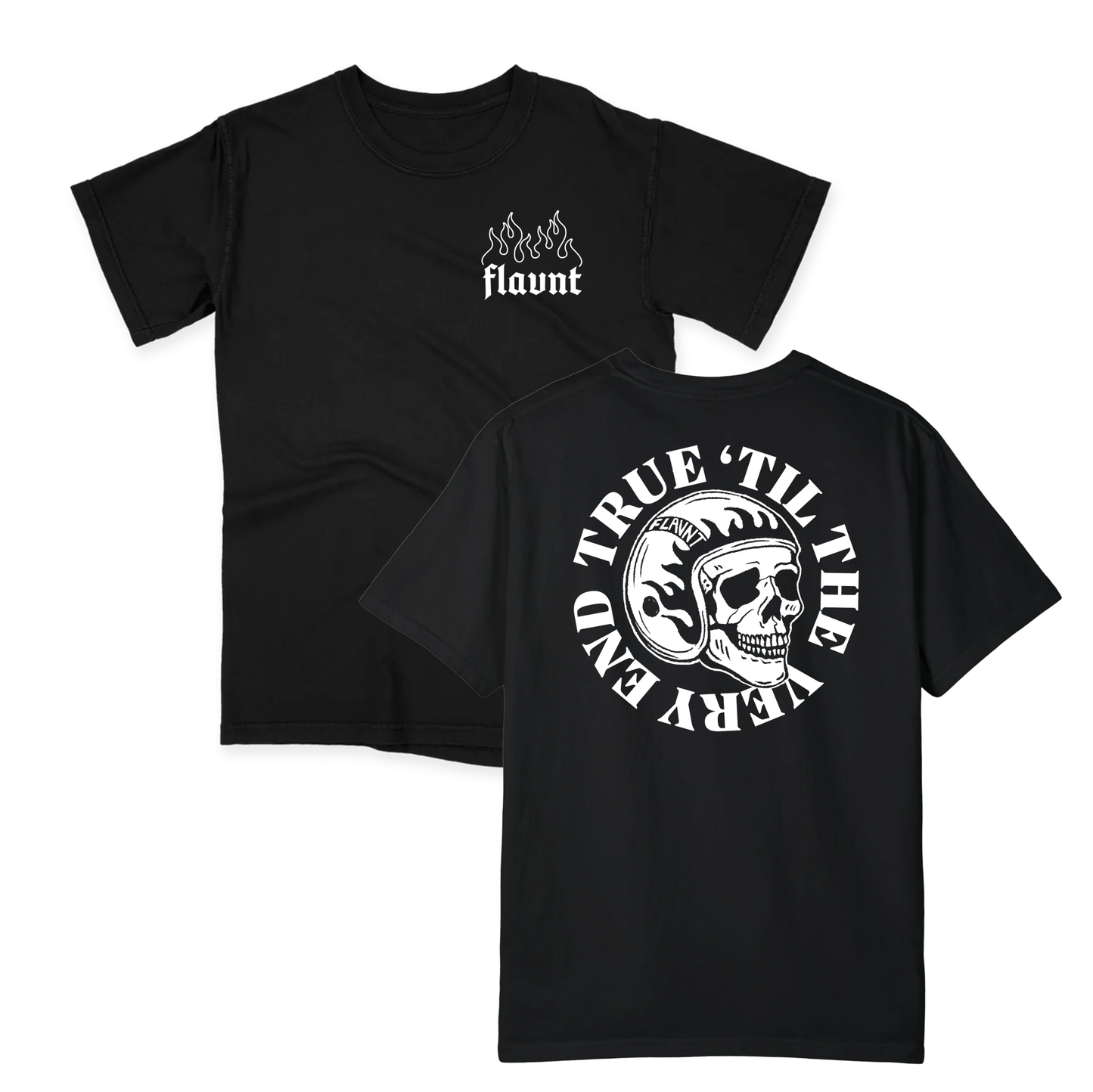True 'Til the Very End Cutoff Tee - FLAVNT