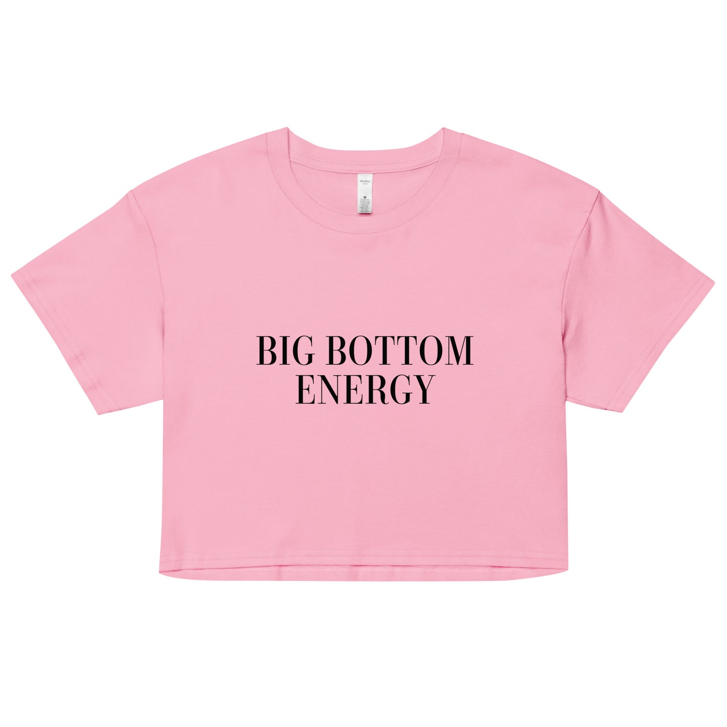 Big Bottom Energy Crop top