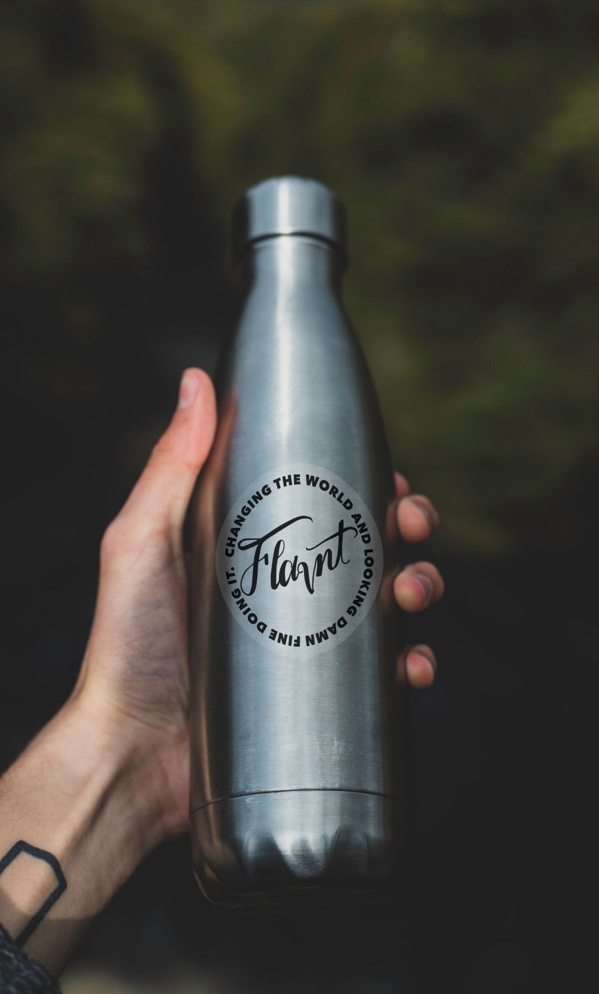 Flavnt Motto Clear Sticker - FLAVNT