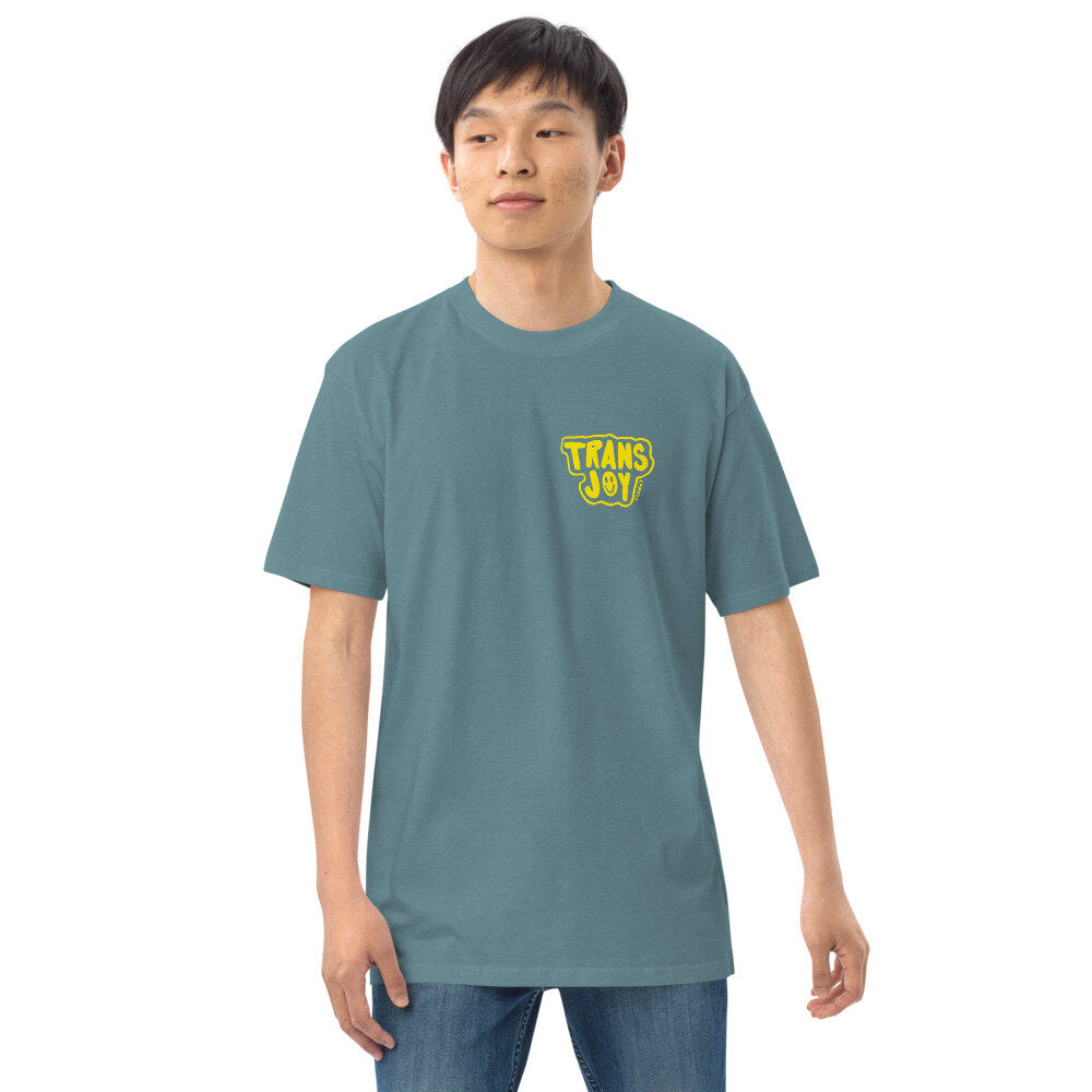 Trans Joy Yellow Print T-Shirt