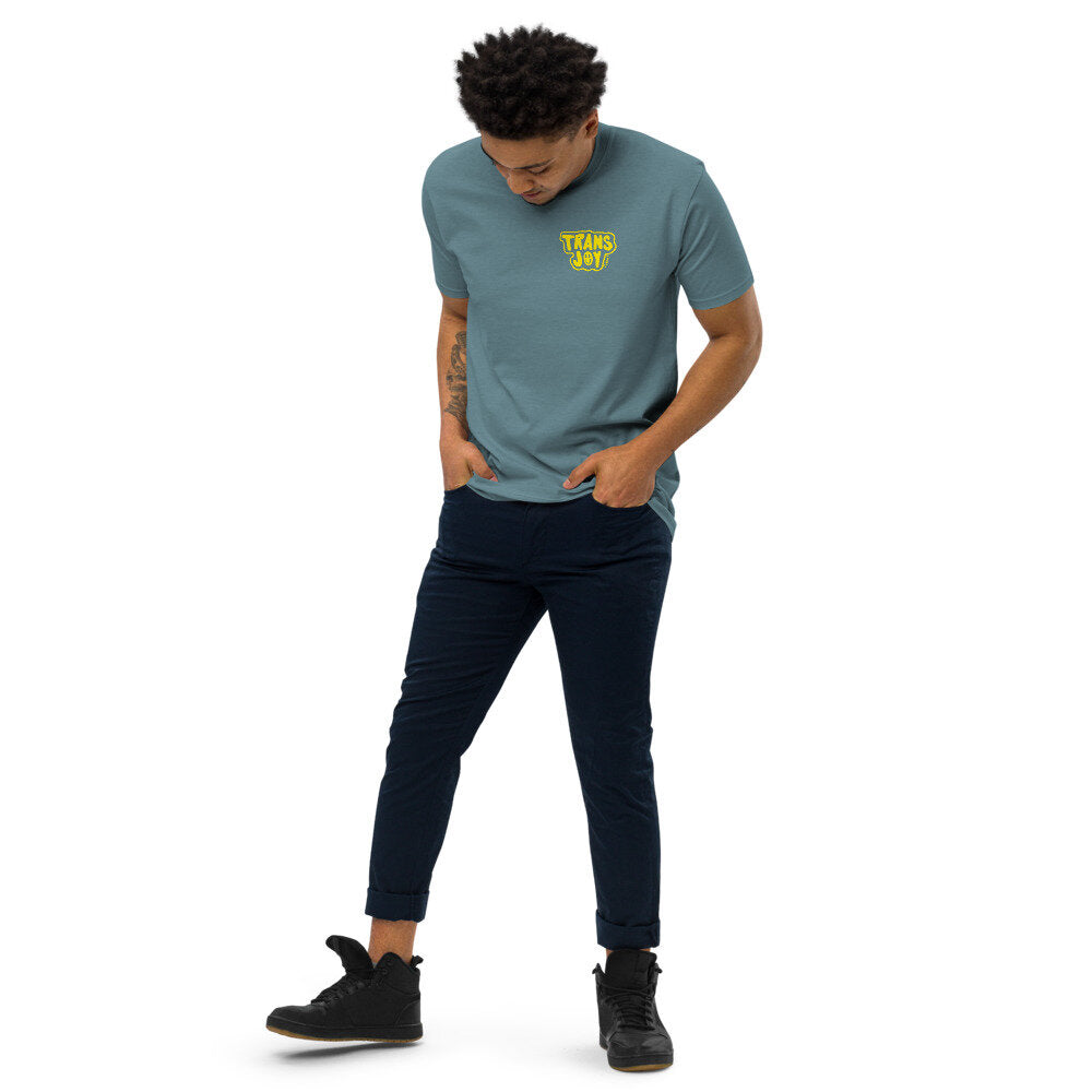 Trans Joy Yellow Print T-Shirt