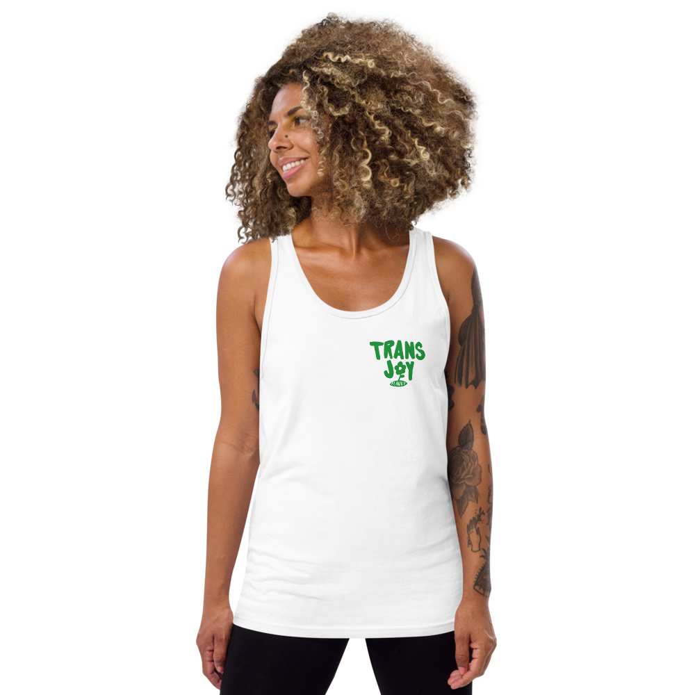 Trans Joy Green Print Tank
