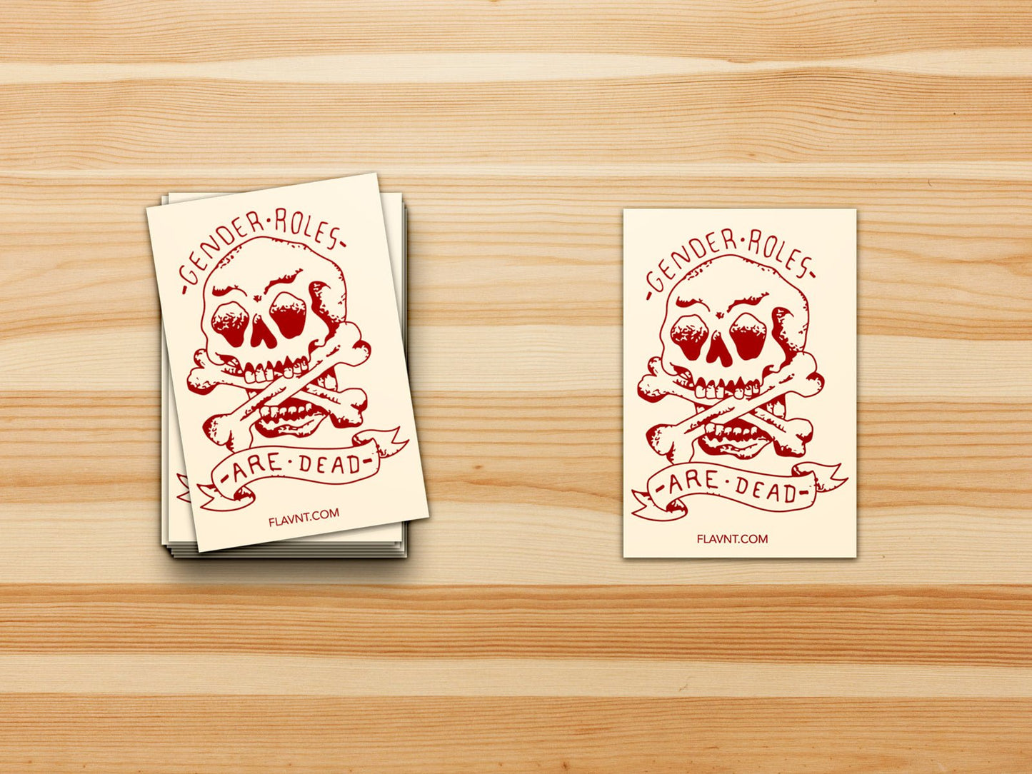 New Gender Roles Are Dead Sticker - FLAVNT