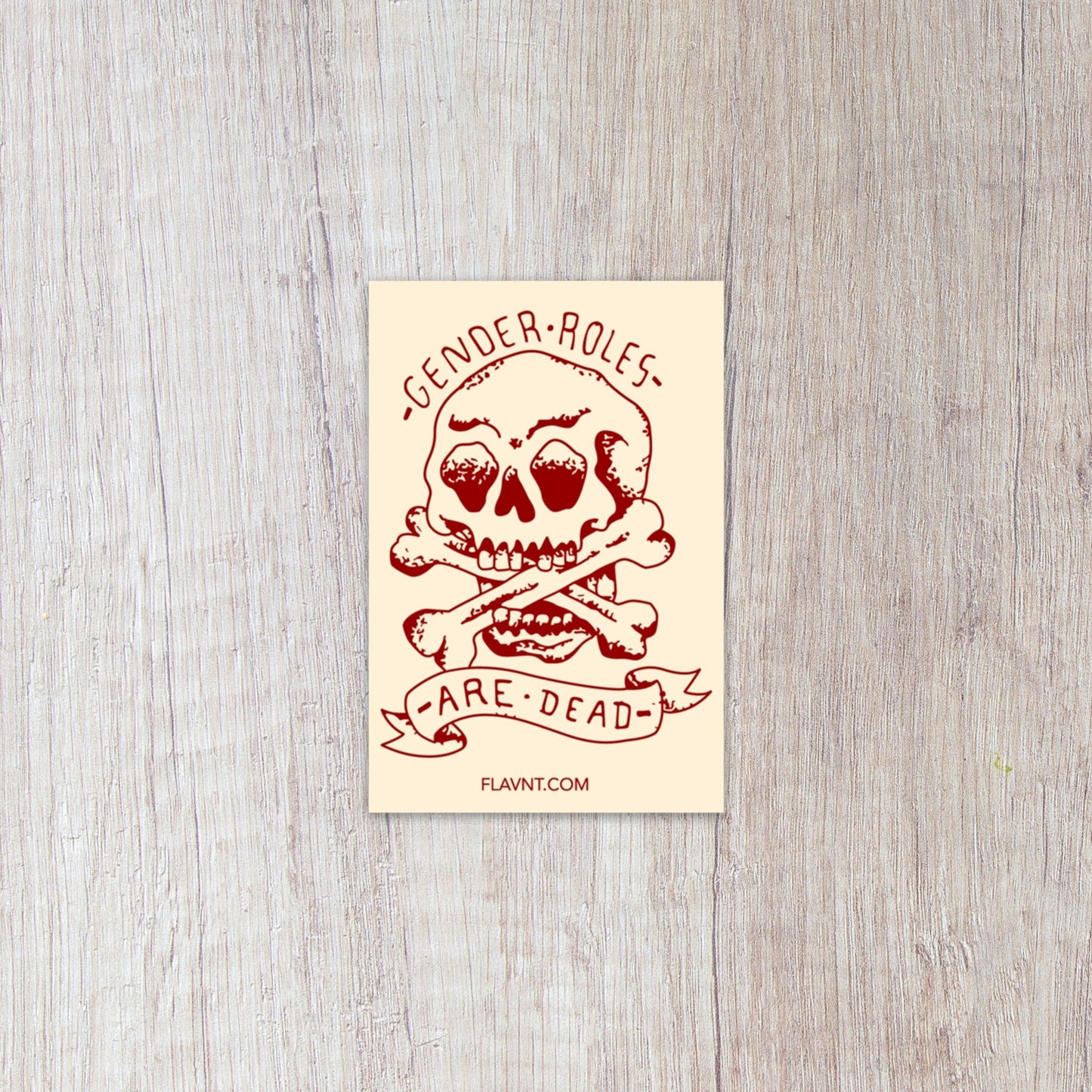 New Gender Roles Are Dead Sticker - FLAVNT