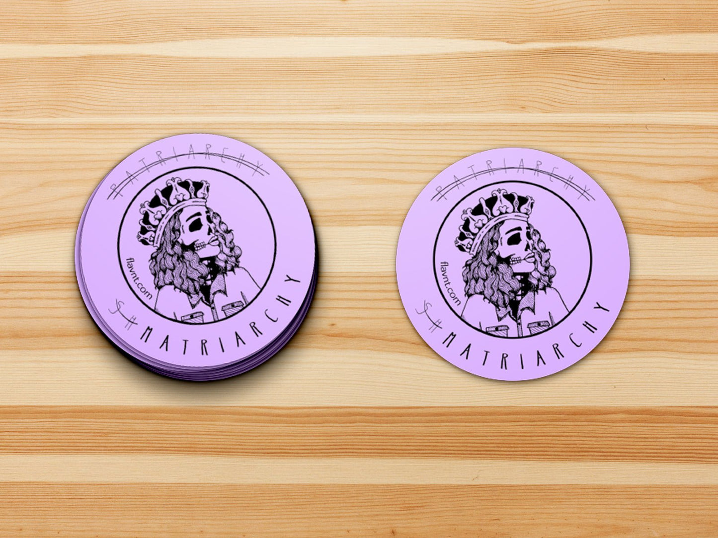 Patriarchy Shmatriarchy Sticker - FLAVNT
