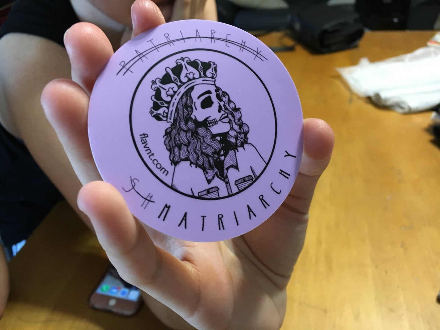 Patriarchy Shmatriarchy Sticker - FLAVNT