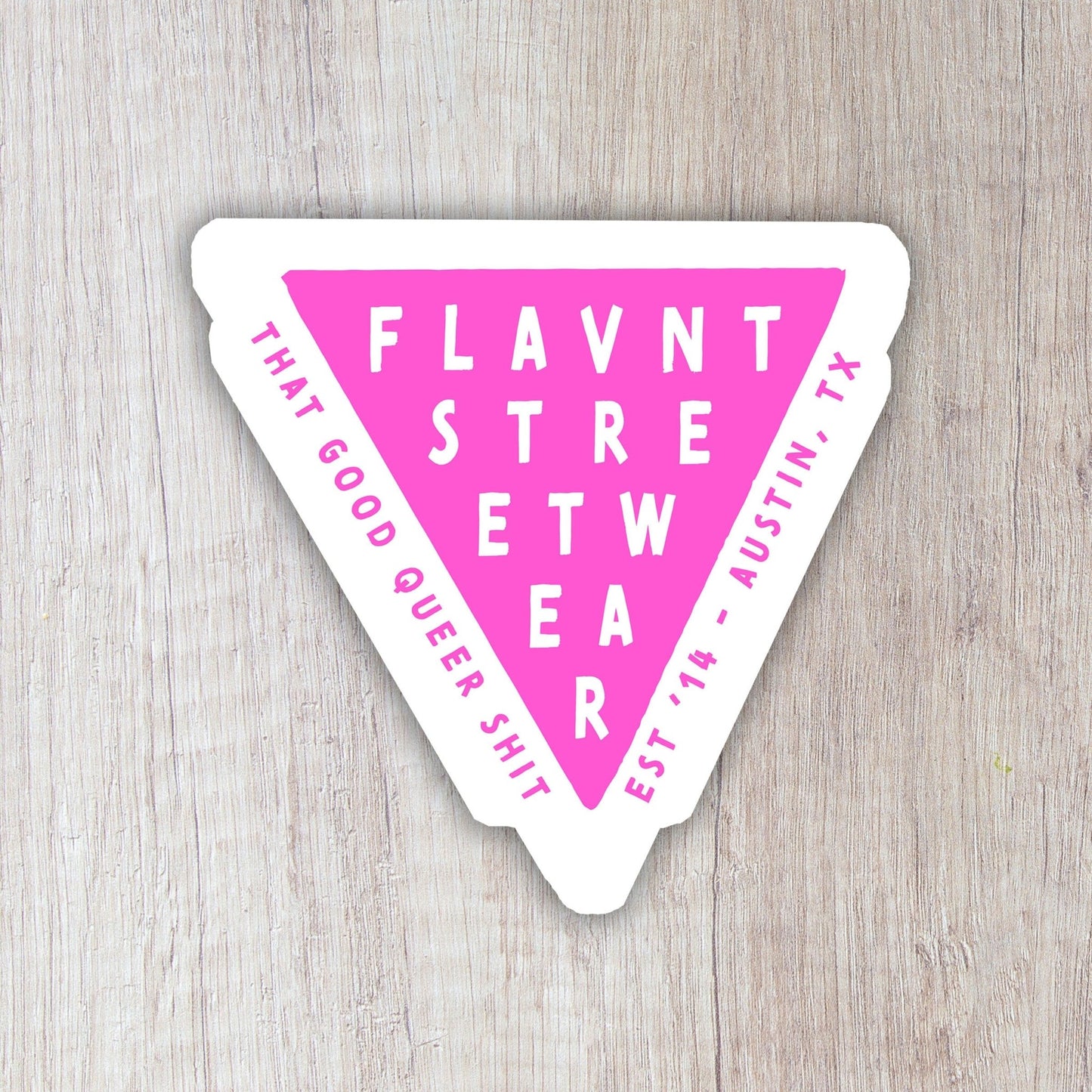 Queer Triangle Sticker - FLAVNT