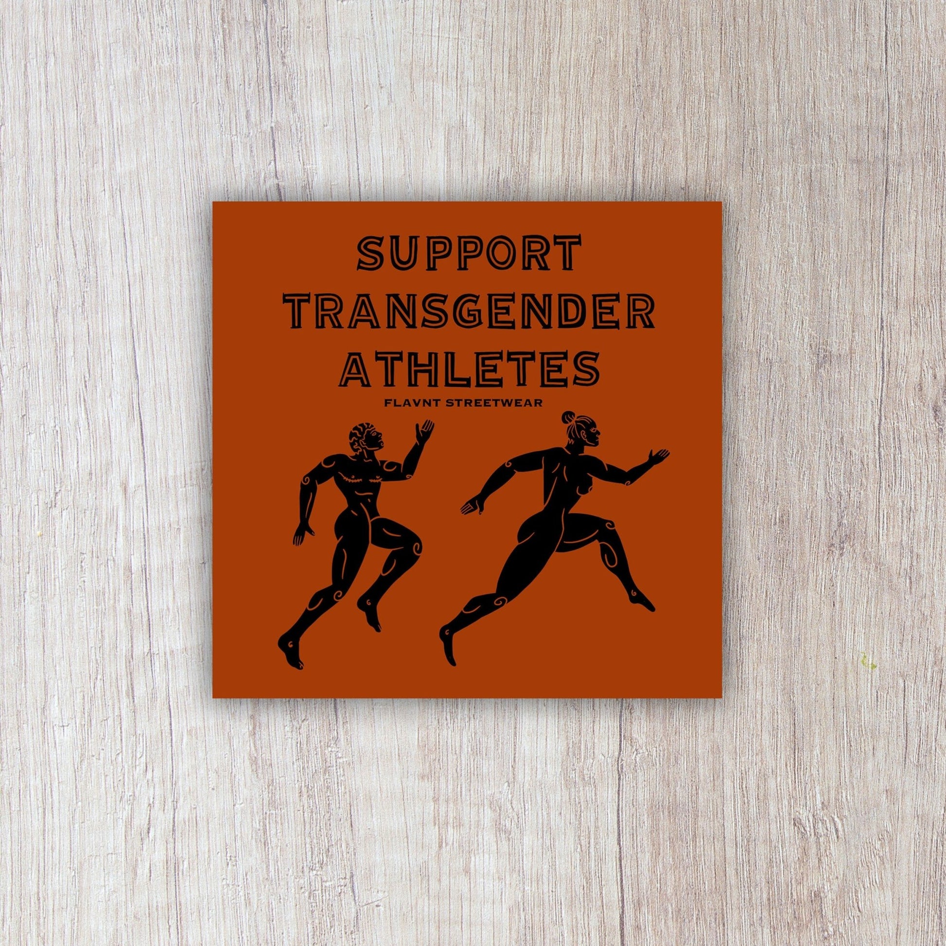 Support Trans Athletes Sticker - FLAVNT