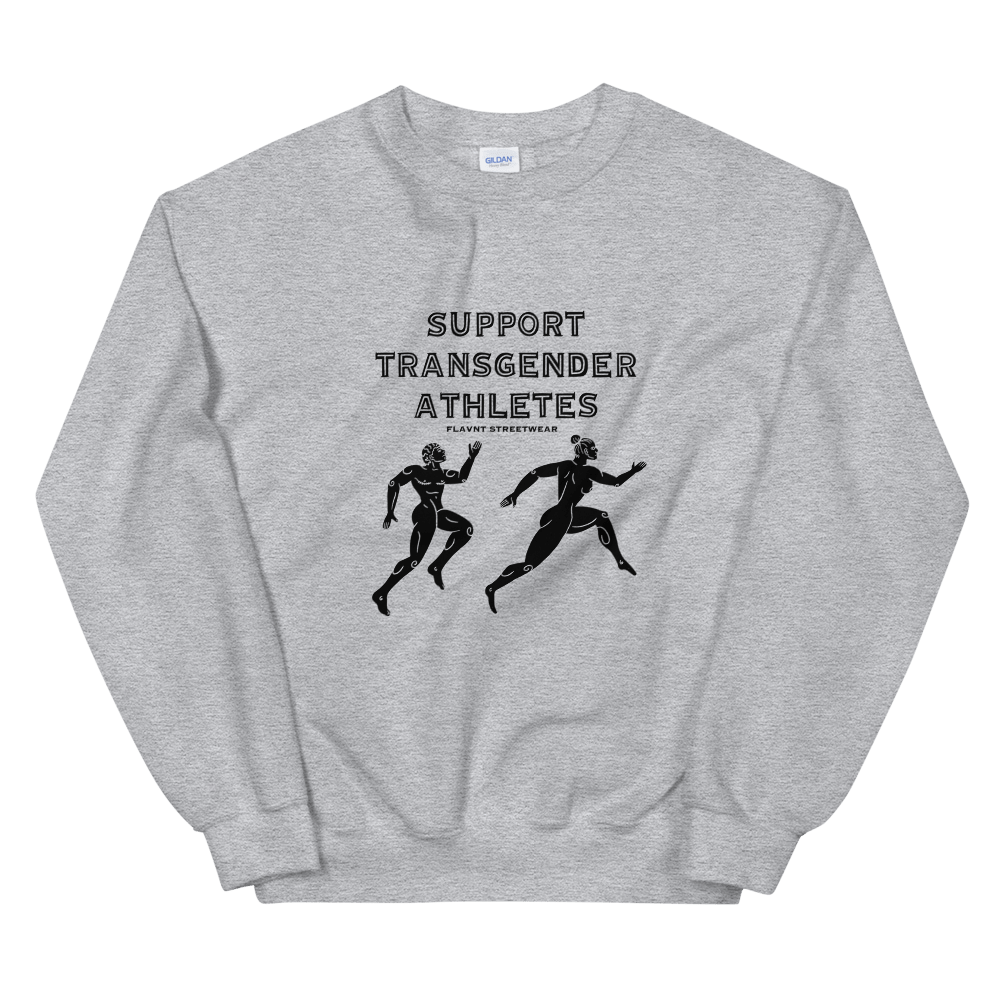 Support Transgender Athletes Sweatshirt - FLAVNT