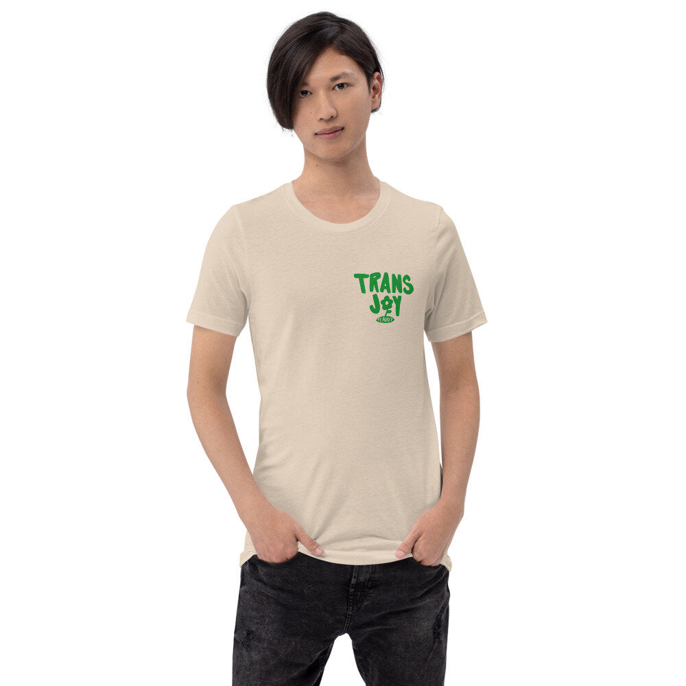 Trans Joy Green Print T-Shirt