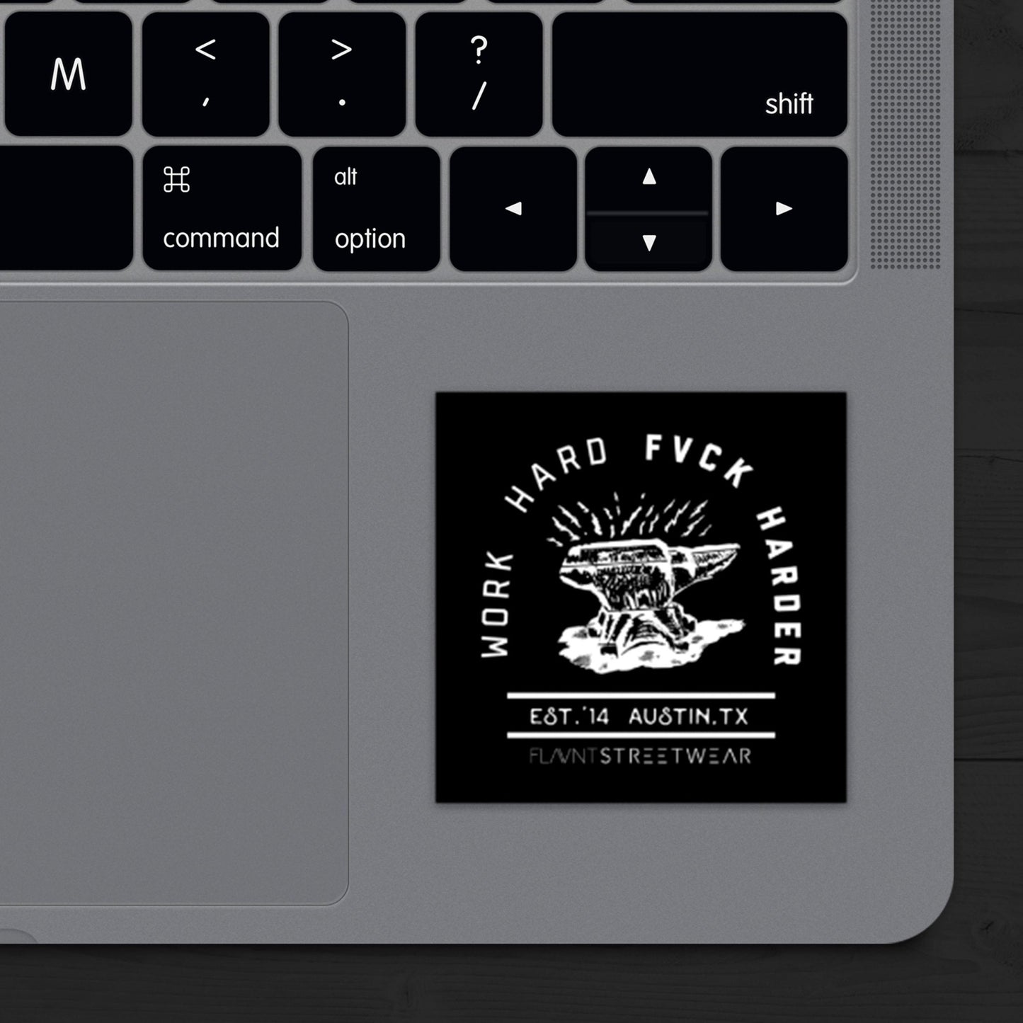 Work Hard Fvck Harder (Version 2) Sticker - FLAVNT