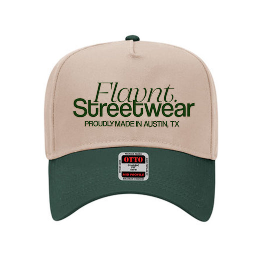 2024 Green FLAVNT Logo Hat