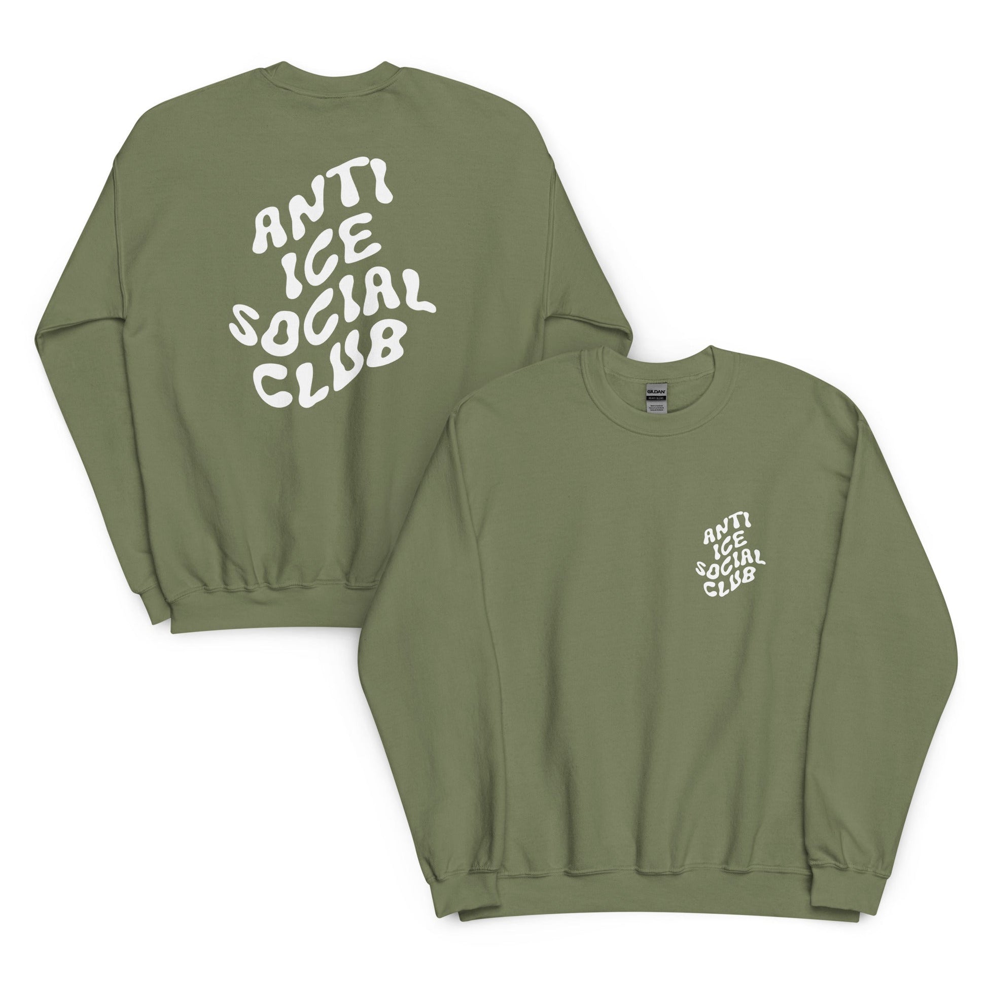 Anti ICE Social Club Crewneck - FLAVNT