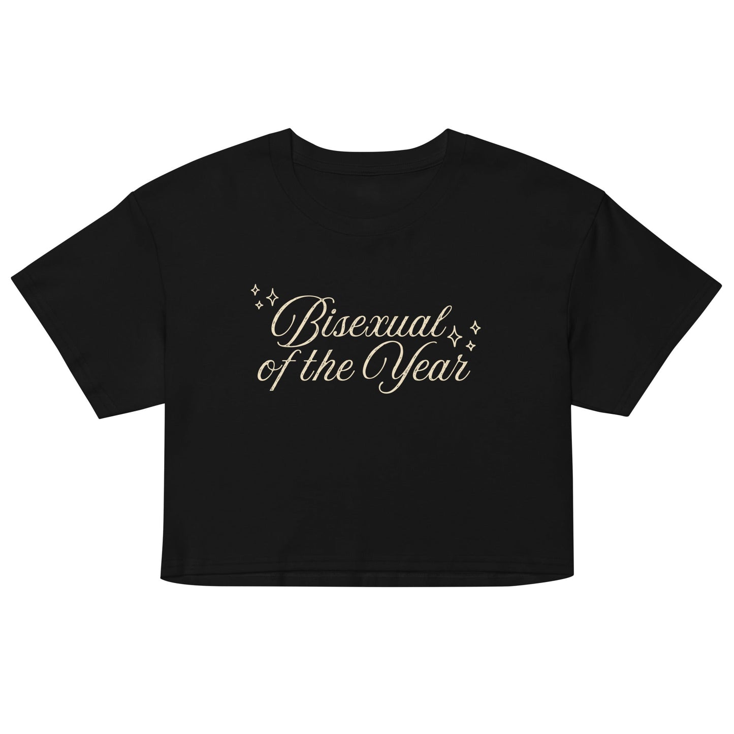 Bisexual of the Year Script crop top - FLAVNT