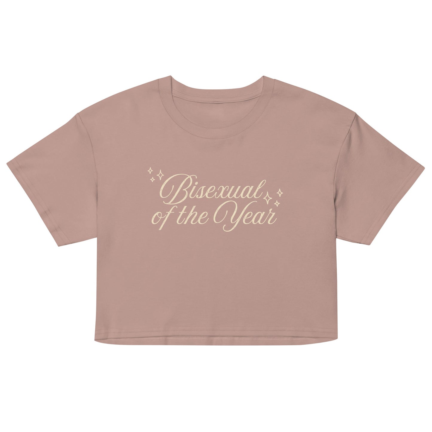 Bisexual of the Year Script crop top - FLAVNT