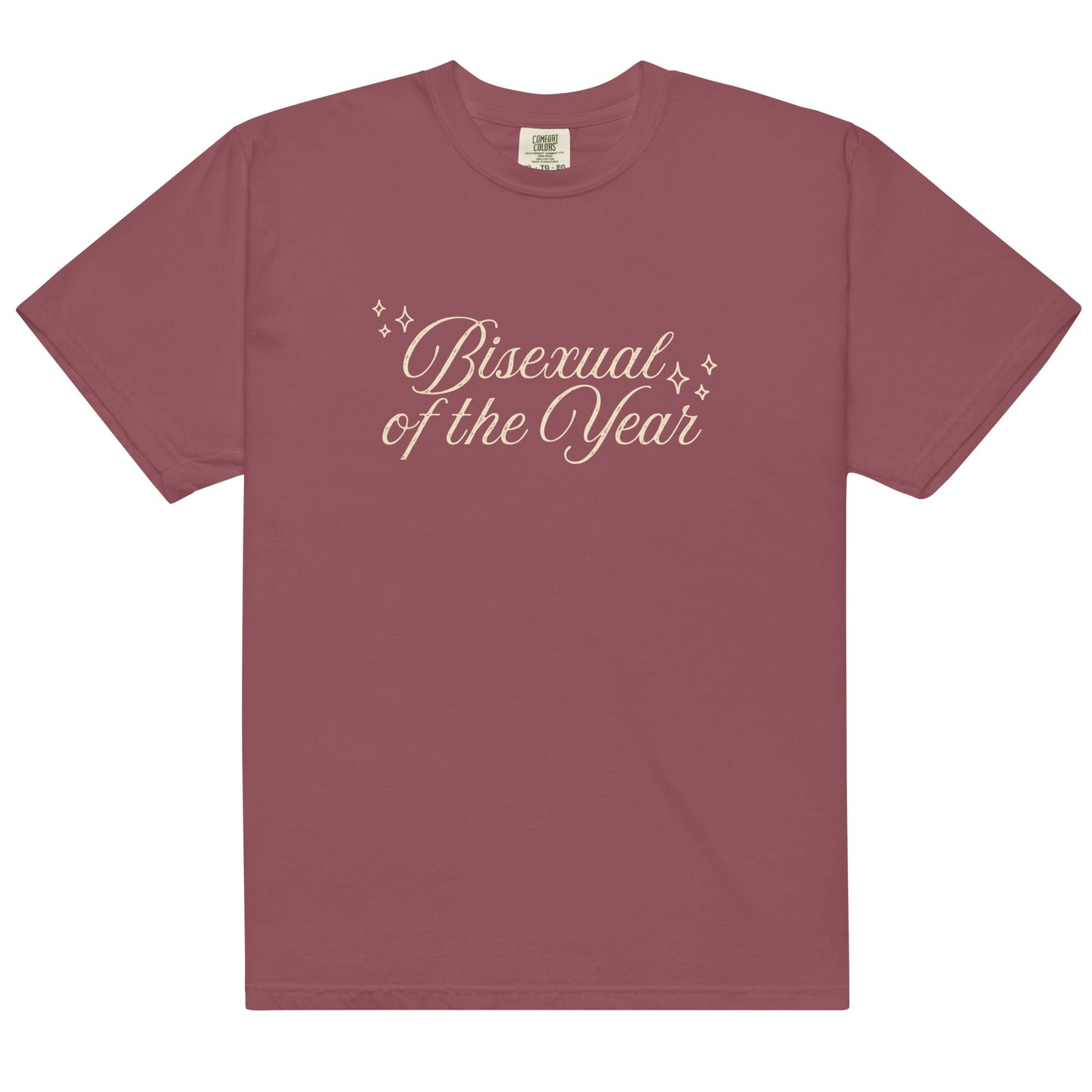 Bisexual of the Year Script T-shirt - FLAVNT