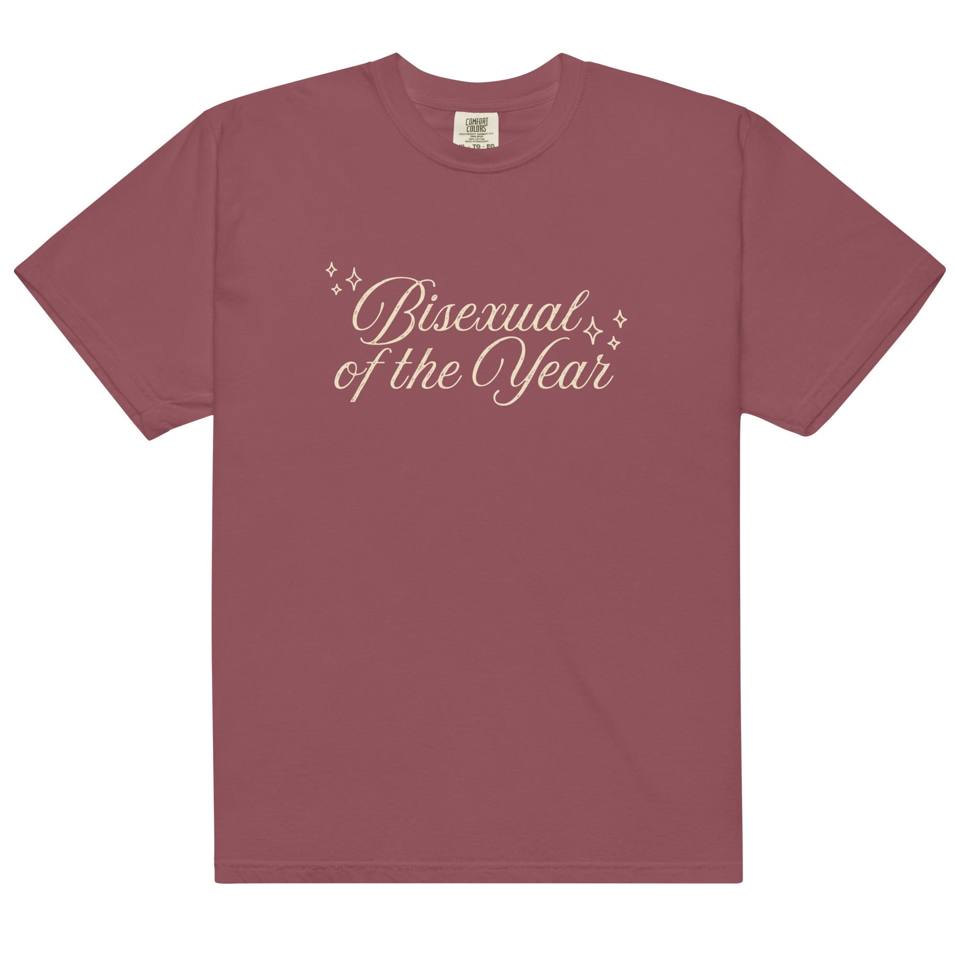 Bisexual of the Year Script T-shirt - FLAVNT