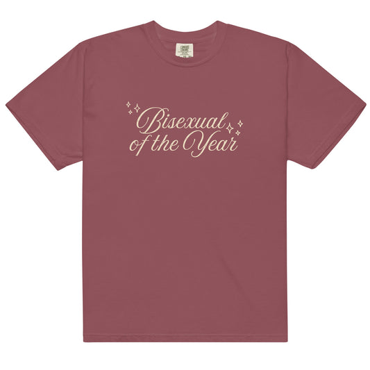 Bisexual of the Year Script T-shirt - FLAVNT