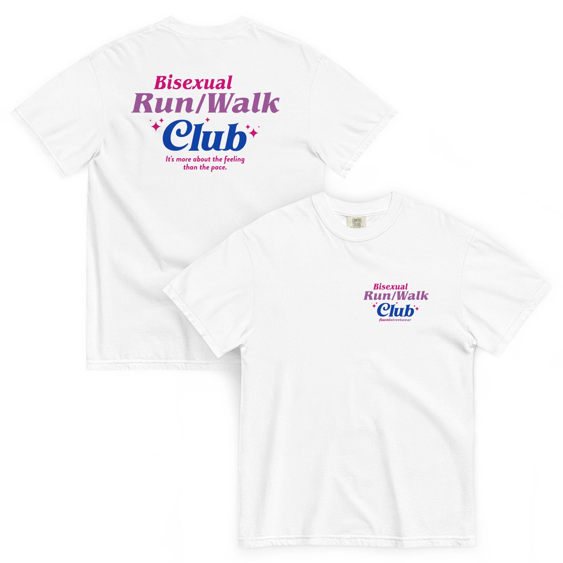 Bisexual Run/Walk Club Boxy Tee - FLAVNT